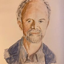 Portrait. Watercolor Painting project by cecile_penichost - 12.03.2023
