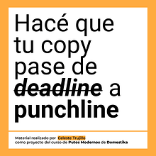 Mi proyecto del curso: Copywriting para copywriters. Un progetto di Pubblicità, Cop, writing, Stor, telling e Comunicazione di Celeste Trujillo - 04.12.2023