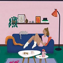 Mi proyecto del curso: Ilustración digital colorida en Procreate. Traditional illustration, Drawing, Digital Illustration, and Digital Drawing project by Luciana Marin - 12.05.2023