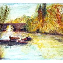 My project for course: Natural Landscapes in Watercolor. Projekt z dziedziny  Sztuki piękne,  Malarstwo i Malowanie akwarelą użytkownika Reg Watson - 30.11.2023