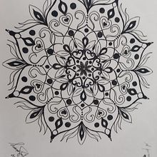 Meu projeto do curso: Pinturas de mandalas com tinta acrílica usando técnicas profissionais. Un proyecto de Pintura, Dibujo y Pintura acrílica de sb_susanapontes - 05.12.2023