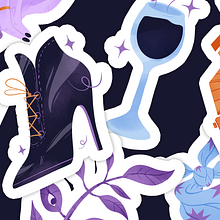 Banda de Tarot - Branding & Illustration. Un projet de Design , Illustration numérique, Br, ing et identité , et Direction artistique de Mercedes Barrón - 08.09.2023