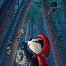 Mon projet du cours : Illustration jeunesse sur Procreate : créez une scène magique. Un proyecto de Ilustración digital, Ilustración infantil, Pintura digital y Álbum ilustrado						 de Amandine Alezard - 05.12.2023