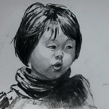 Mój projekt z kursu: Wprowadzenie do rysunku portretowego. Traditional illustration, Fine Arts, Pencil Drawing, Drawing, Portrait Drawing, Artistic Drawing, and Figure Drawing project by Joanna Zakrzewska - 12.05.2023