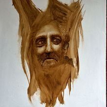 Mijn project van de cursus: Expressieve monochrome olieverfportretten. Un proyecto de Bellas Artes, Pintura, Dibujo de Retrato y Pintura al óleo de Peter Tump - 21.12.2023
