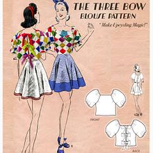 The Three Bow Blouse. Un proyecto de  de Selina Sanders - 05.12.2023