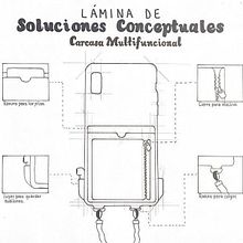Lámina “Interacciones Cotidianas” y de “Soluciones Conceptuales”. Design project by Pía Muñoz - 12.04.2023