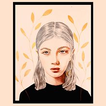 Mon projet du cours : Portrait à l'aquarelle d'après une photo. Ilustração tradicional, Pintura em aquarela, e Desenho de retrato projeto de Séverine - 06.12.2023