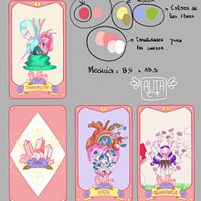 Mi proyecto del curso: Creación de barajas de cartas ilustradas. Un proyecto de Diseño, Ilustración tradicional, Diseño gráfico, Ilustración digital y Narrativa de Maria Belen Cravero - 06.12.2023