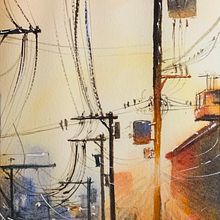 My project for course: Expressive Watercolor Painting: Create Compelling Illustrations. Fine Arts, Painting, and Watercolor Painting project by beautyoncanvas1 - 12.06.2023
