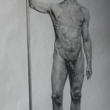 My project for course: Realistic Human Figure Drawing. Traditional illustration, Fine Arts, Sketching, Pencil Drawing, Drawing, Realistic Drawing, and Figure Drawing project by Leonardo Tovar Lara - 12.07.2023