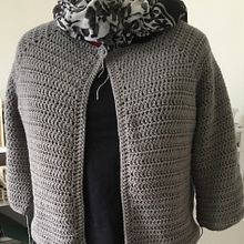 My project for course: Top-Down: One-Piece Crocheted Garments. Un progetto di Uncinetto di katdee - 08.12.2023