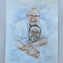 Mi proyecto del curso: Retrato en acuarela a partir de una fotografía. Un progetto di Illustrazione tradizionale, Pittura ad acquerello e Disegno di ritratti di Carolina de Santos - 08.12.2023