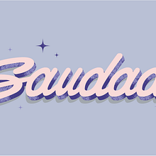 Postal "SAUDADE" Ein Projekt aus dem Bereich Lettering, H und Lettering von María M. Carrasco - 29.11.2023