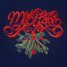 Mistletoe. Un progetto di Lettering, H, lettering, Illustrazione digitale e Graphic design di Thu Giang Ngô - 09.12.2023