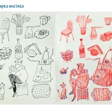 Mój projekt z kursu: Ćwiczenia w szkicowniku jako sposób na rozwój artystyczny. Projekt z dziedziny Trad, c, jna ilustracja,  Sztuki piękne, Sketching,  R, sunek i Sketchbook użytkownika egrikurova - 09.12.2023