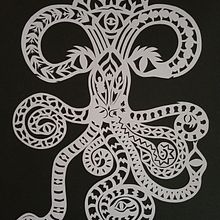 Mi proyecto del curso: Observador. Projekt z dziedziny Trad, c, jna ilustracja, Craft, Papercraft i DIY użytkownika ninakaterina - 08.12.2023