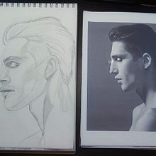 Mi proyecto del curso: Sketchbook de retrato: explora el rostro humano. Un proyecto de Bocetado, Dibujo, Dibujo de Retrato, Dibujo artístico y Sketchbook de Angélica Botero - 09.12.2023