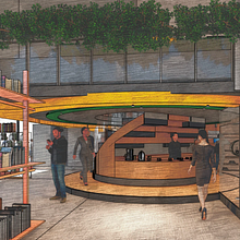 diseño interior coworking. Interior Architecture, Interior Design, Interior Decoration, and Spatial Design project by Luigy Romero - 12.06.2023