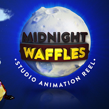 Midnight Waffles - Studio Animation Reel. Un proyecto de Motion Graphics, Diseño gráfico, Animación 3D y Animación 2D de Mitch Davis - 13.11.2023