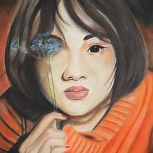 Mi proyecto del curso: Retrato realista al pastel tiza. Traditional illustration, Fine Arts, Drawing, Portrait Drawing, and Realistic Drawing project by Lucien Barrera - 12.10.2023