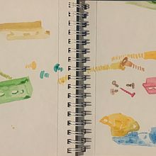 Mi proyecto del curso: Sketching creativo en acuarela para principiantes. Traditional illustration, Sketching, Creativit, Drawing, Watercolor Painting, and Sketchbook project by iao_gora - 12.10.2023