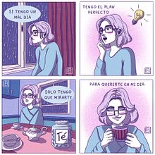 Mi proyecto del curso: Ilustración de viñetas para redes sociales. Traditional illustration, Comic, Social Media, Drawing, Digital Illustration, Instagram, and Digital Drawing project by Lidia Rosa - 12.10.2023