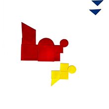 Lámina de Representación abstracta de obra. Un proyecto de Diseño de agustin_santibanez - 11.12.2023