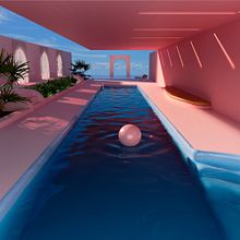 Serenity Pool. 3D, 3D Modeling, and Art Direction project by Avery - 12.11.2023