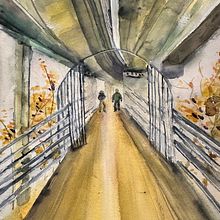 My project for course: Watercolor Fundamentals: Light and Color. Painting, Watercolor Painting, and Architectural Illustration project by herringa05 - 12.11.2023