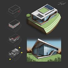 Mi proyecto del curso: Sketching arquitectónico y artístico con Procreate. Arquitetura, Esboçado, Ilustração digital, Arquitetura digital e Ilustração arquitetônica projeto de juanda_florezm - 11.12.2023