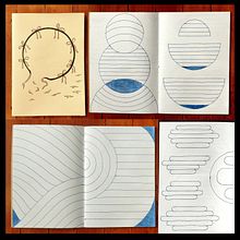 Creative Notebook Design: Inspired. Design, Fine Arts, Graphic Design, and Creativit project by likely_ann - 12.11.2023