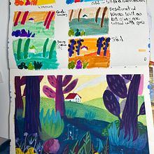 Mi proyecto del curso: Técnicas de color e iluminación con pintura acrílica. Un proyecto de Ilustración tradicional, Pintura, Creatividad y Pintura acrílica de noracumplido - 12.12.2023