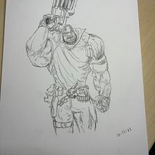 My project for course: Illustration for Comics: Anatomy of a Superhero. Un projet de Illustration traditionnelle, Conception de personnages, B, e dessinée, Dessin au cra, on , et Dessin anatomique de Fabio Dionigi - 12.12.2023