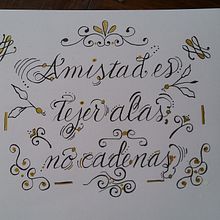 Caligrafia y florituras. Projekt z dziedziny  Kaligrafia użytkownika maytesantin - 12.12.2023