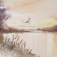Mi proyecto del curso: Pintura en acuarela de paisajes marinos. Painting, Watercolor Painting, and Naturalistic Illustration project by Jose Silva Vasquez - 11.30.2023