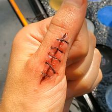 How to make realistic fake cuts with scarwax. . Film, Video, and TV project by Geonna Snyder - 12.01.2022