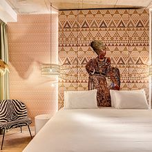 NHOW AMSTERDAM RAI HOTEL - HABITACIONES SOUTH. Architecture, Interior Architecture, Interior Design, Interior Decoration, and Textile Design project by David Zuker - 12.13.2023