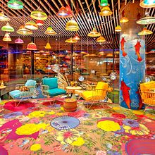 NHOW AMSTERDAM RAI HOTEL - SUELO PARA LOBBY PLANTA 1ª. Architecture, Interior Architecture, Interior Decoration & Interior Design project by David Zuker - 12.13.2023
