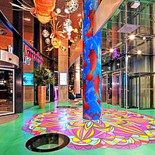 NHOW AMSTERDAM RAI HOTEL - COLUMNA PARA LOBBY . Architecture, Interior Architecture, Interior Decoration & Interior Design project by David Zuker - 12.13.2023