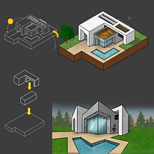 Mi proyecto del curso: Sketching arquitectónico y artístico con Procreate. Un proyecto de Arquitectura, Bocetado, Ilustración digital, Arquitectura digital e Ilustración arquitectónica de Hecmarie Alejandro Marin - 09.12.2023