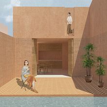 Mi proyecto del curso: Representación gráfica de proyectos arquitectónicos. Un progetto di Architettura, Graphic design, Architettura d'interni, Interior design, Paesaggismo, Collage, Architettura digitale e Illustrazione architettonica di Lupita Gissel Cordoves - 15.12.2023