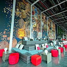 NHOW FRANKFURT HOTEL - NFT SKY BAR. Architecture, Interior Architecture, Interior Design & Interior Decoration project by David Zuker - 12.15.2023