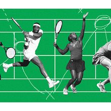 Yahoo Entertainment Illustration - Tennis Stars, Published 08/2023 . % Victoria Ellis tarafından hazırlanan Editor, al İllüstras, Ve on projesi - 08.27.2023