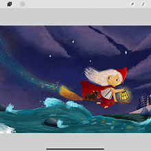 My project for course: Children’s Illustration with Procreate: Paint Magical Scenes. Digital Illustration, Children's Illustration, Digital Painting, and Picturebook project by new2023lifee - 12.22.2023