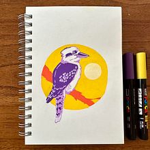 My project for course: Illustrated Sketchbooking in Full Color. Un progetto di Illustrazione tradizionale, Creatività, Disegno, Sketchbook, Illustrazione infantile, Illustrazione naturalistica, Character design, Belle arti, Graphic design, Pittura, Serigrafia, Illustrazione vettoriale, Bozzetti, Disegno a matita, Gestione di un portfolio, Disegno artistico, Pittura acrilica, Illustrazione con inchiostro, Narrativa, Teoria del colore, Pittura gouache, Albo illustrato e Disegno con matite colorate di Jessica - 15.12.2023