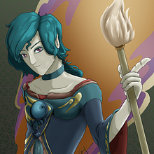 Hwei fanart. Design, Traditional illustration, Digital Illustration, Drawing, Digital Drawing, Painting, Digital Painting, and Manga project by Nazareth Draw - 12.16.2023