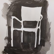 Negative space study - Estudio del espacio negativo. Drawing project by Paula Jiménez - 10.20.2023