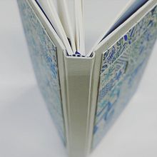 Journal inspired by Portugal. Bookbinding, Design, Arts, Crafts, H, and Lettering project by Katerina Stryckova - 01.13.2022