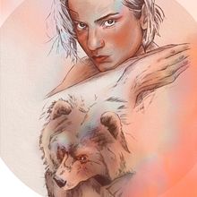 Mon projet du cours : Portrait illustré avec Procreate . % Camille Dlb tarafından hazırlanan Geleneksel illüstras, on, Vektör İllüstras, onu, Dijital İllüstras, on, Ve Portre Çizimi projesi - 10.03.2023